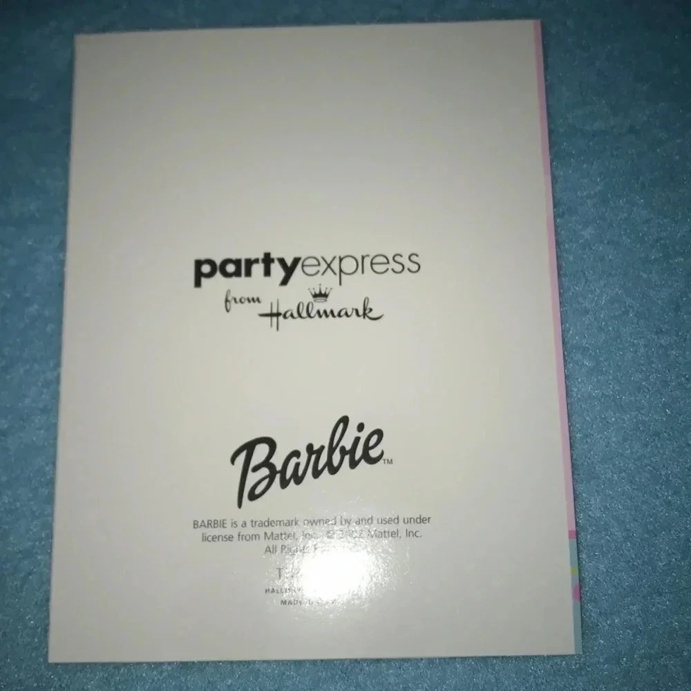 HELLO KITTY invites & Barbie Thank you notes